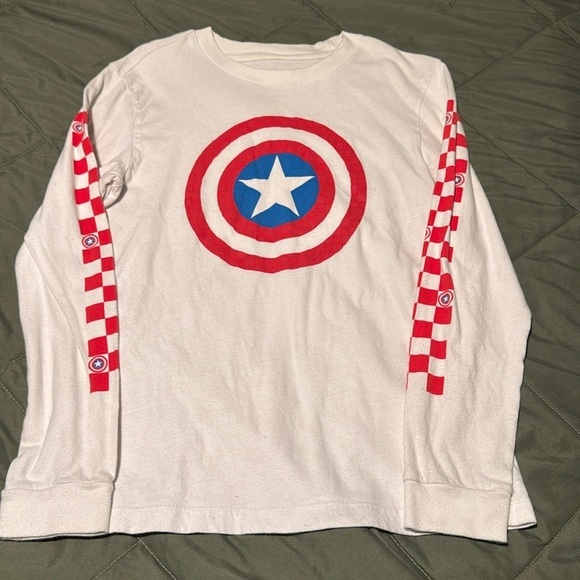 Vans Captain America Long-Sleeve Shirt - Picture 1 of 6